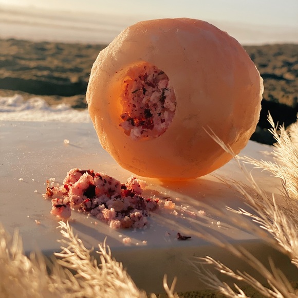 Small Batch Rosé Bath Salts 🌹 12oz - Picture 1 of 5